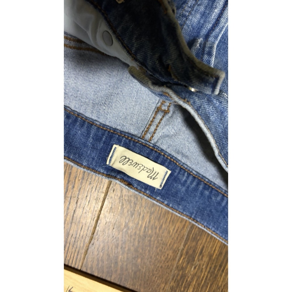 Madewell Women's The Perfect Vintage Jeans Light Wash Distressed Denim Size 28 - Picture 7 of 7